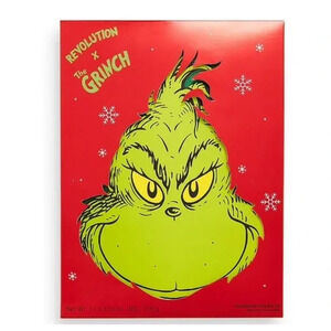 NEW Revolution x The Grinch 17-Shade Eyeshadow Palette – Limited Edition 🎄💚